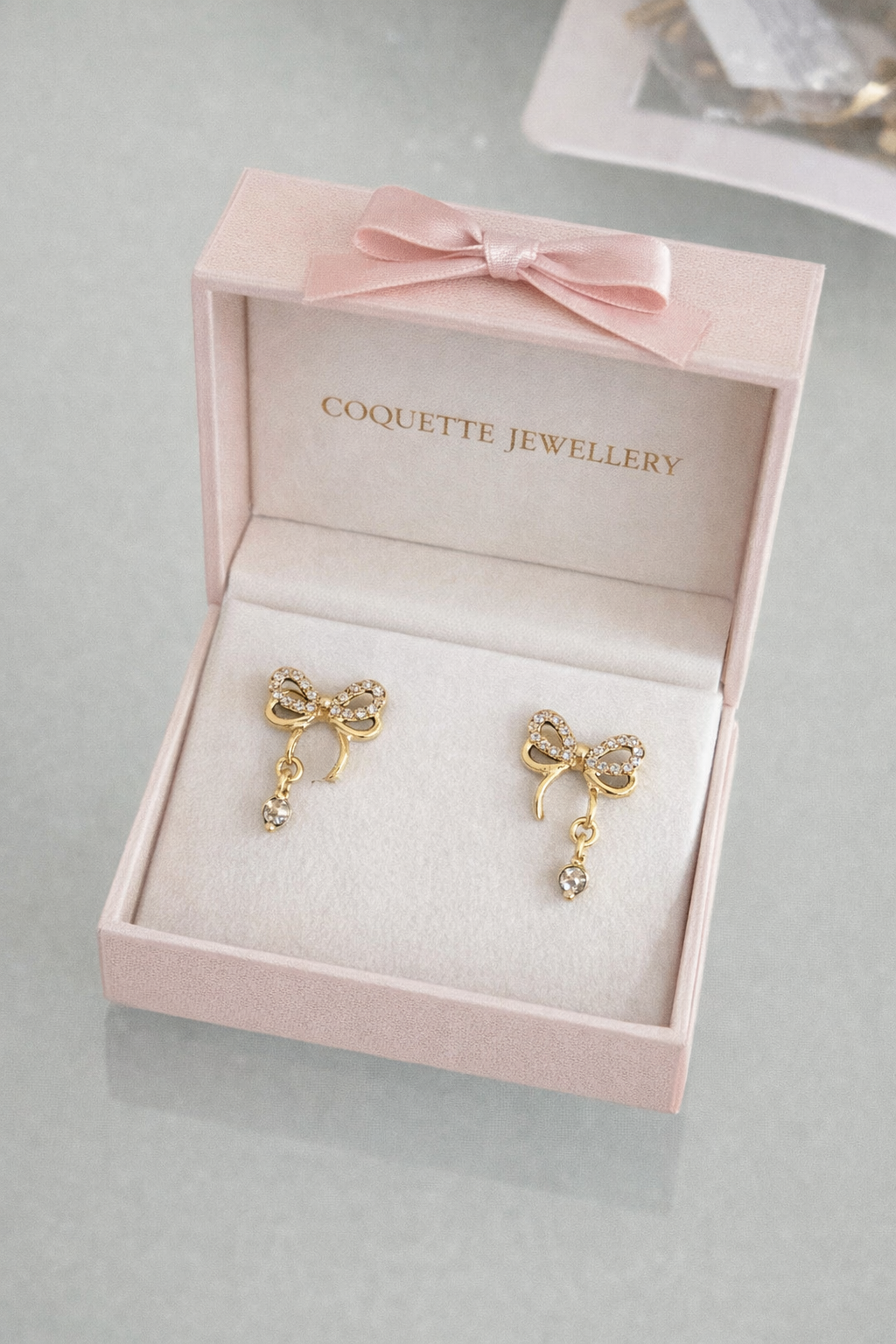 Earrings Coquette Bow