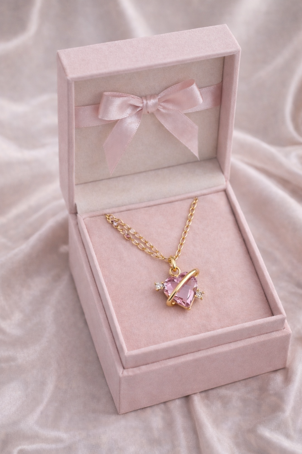 Blush Heart - Necklace