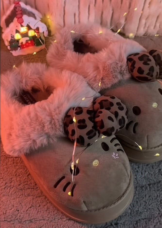 Zimowe kapcie HelloKitty